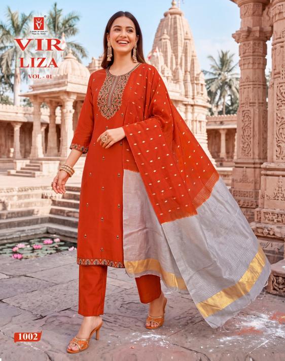 Vir Liza vol 1 catalog branded kurtis in wholesale price
