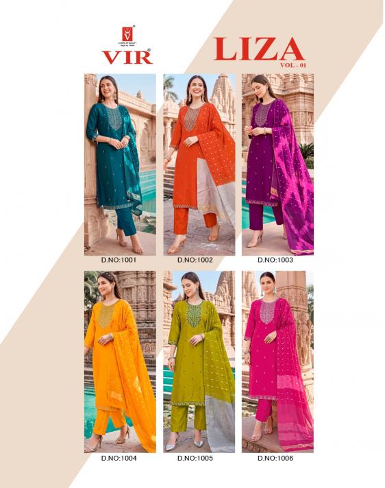 Vir Liza vol 1 catalog branded kurtis in wholesale price