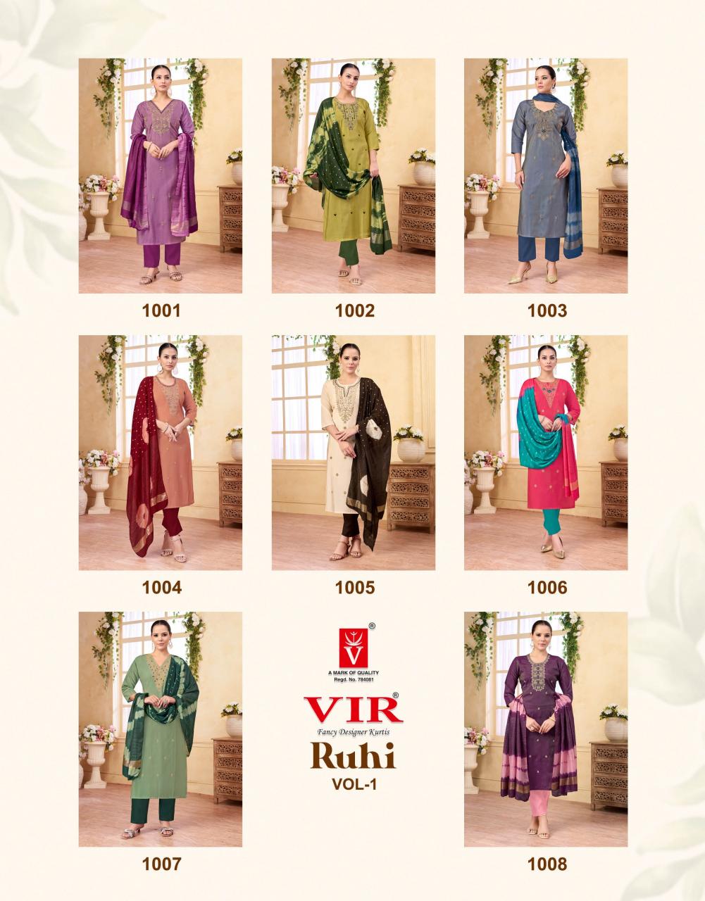 Vir Ruhi vol 1 catalog best wholesale kurti market in india