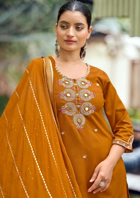 Woodee Raahi catalog bandhani kurtis wholesale