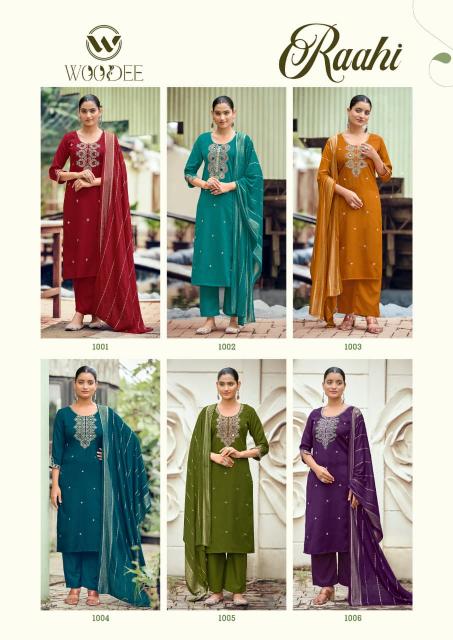 Woodee Raahi catalog bandhani kurtis wholesale