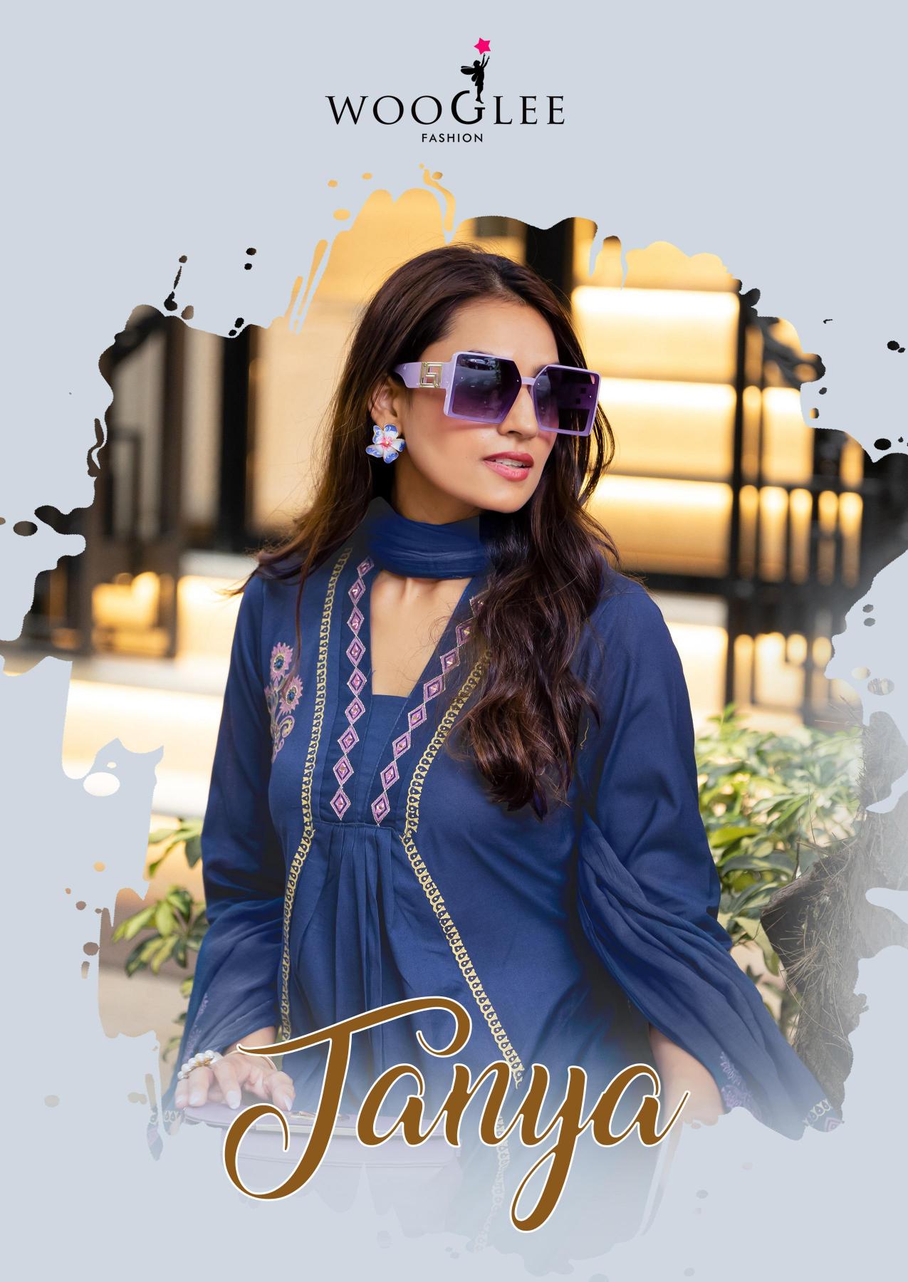 Wooglee Tanya catalog branded kurtis wholesale in hyderabad