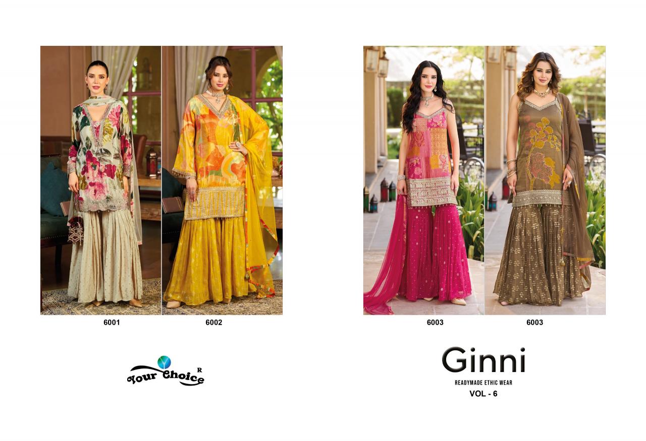 Your choice Ginni Vol 6 Catalog salwar kameez wholesale surat gujarat