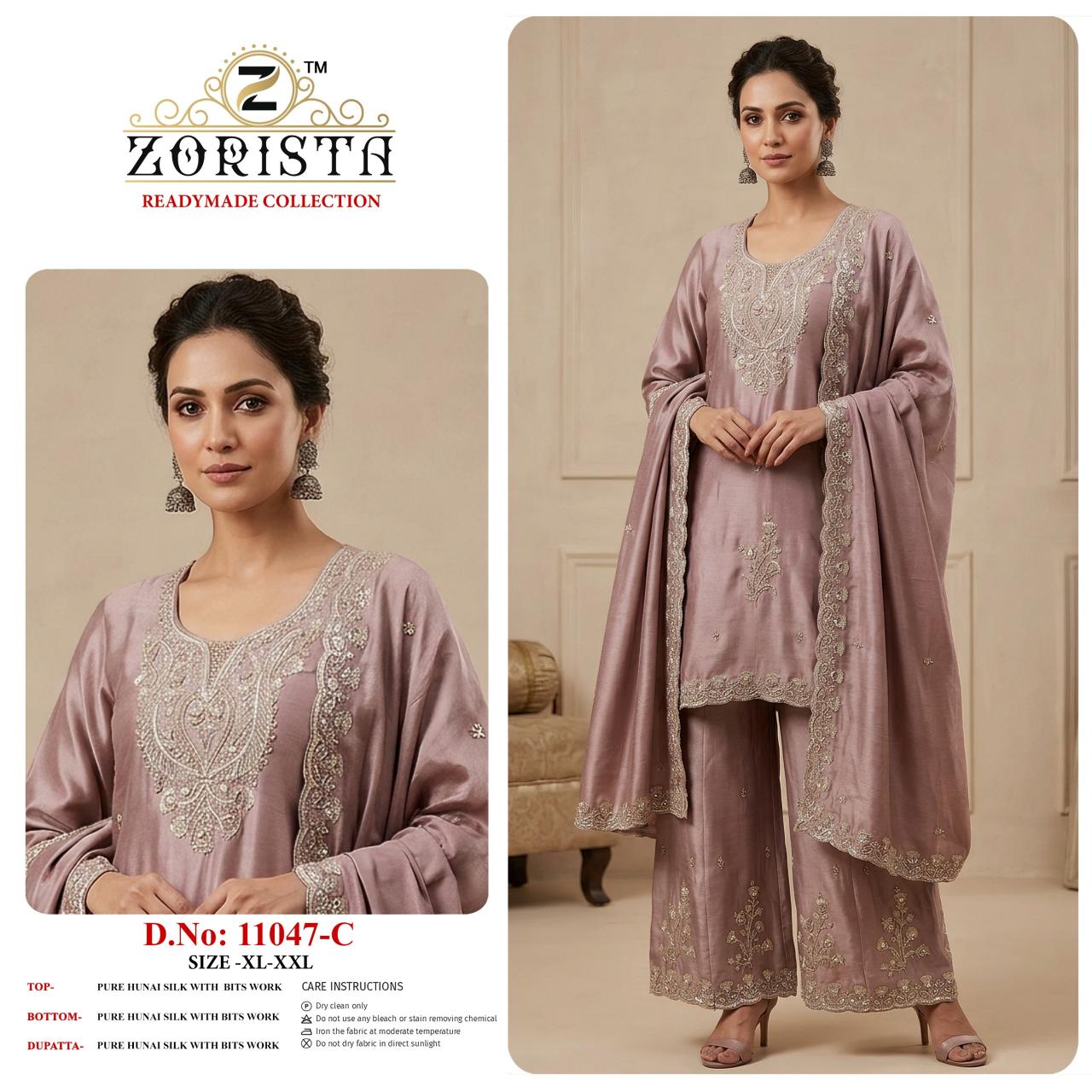 Zorista 11047 catalog wholesale pakistani suits buy online