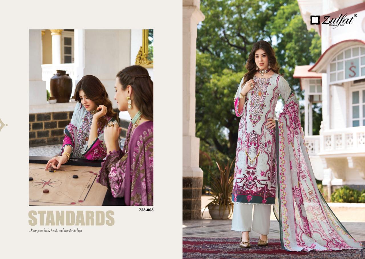 Zulfat Afreen catalog synthetic dress material in surat manufacturer