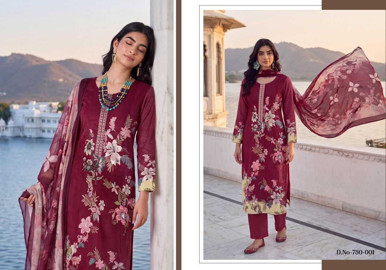 Zulfat Faiza catalog latest dress material in surat