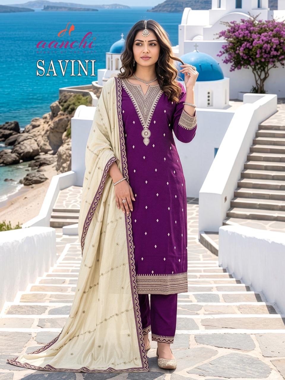 Aanchi Savini catalog parti wear kurties wholesale