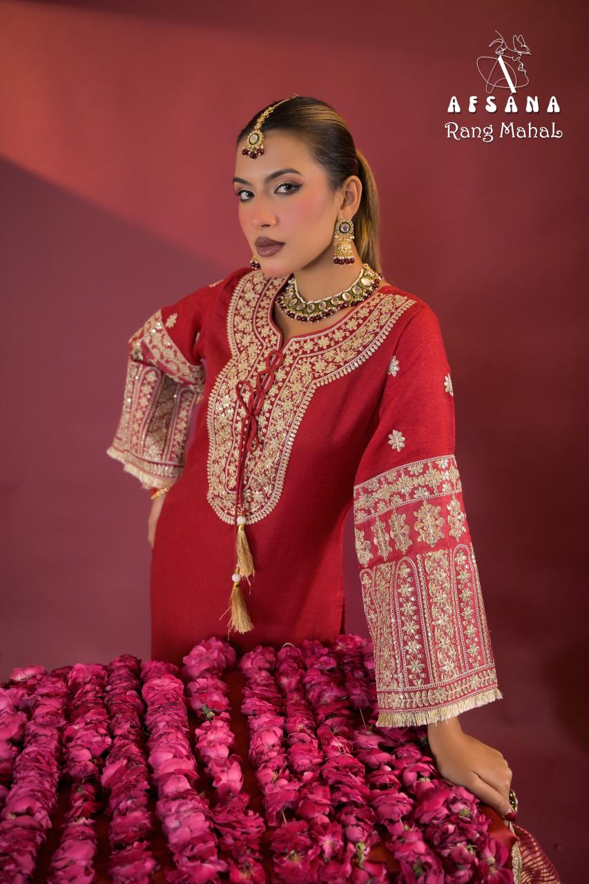 Afsana Rang Mahal catalog ready made salwar kameez wholesale in kolkata