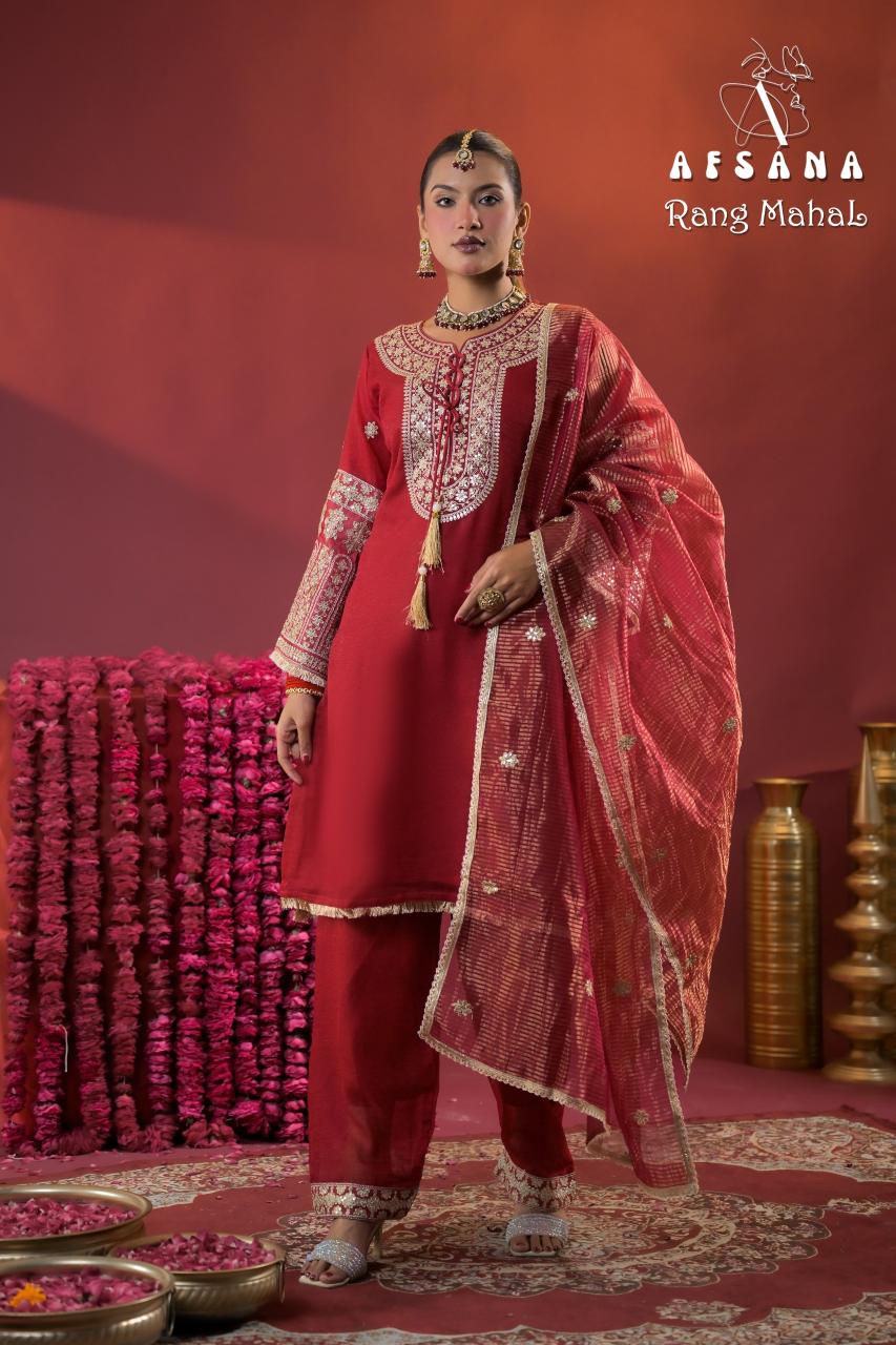 Afsana Rang Mahal catalog ready made salwar kameez wholesale in kolkata