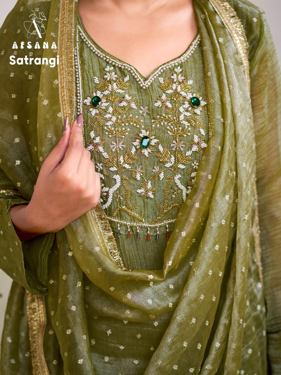 Afsana Satrangi catalog ready made salwar kameez wholesale in surat
