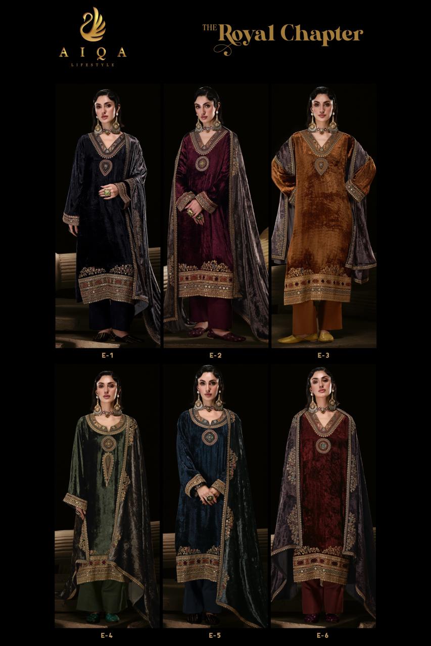 Aiqa The Royal Chapter catalog surat salwar kameez wholesalers online