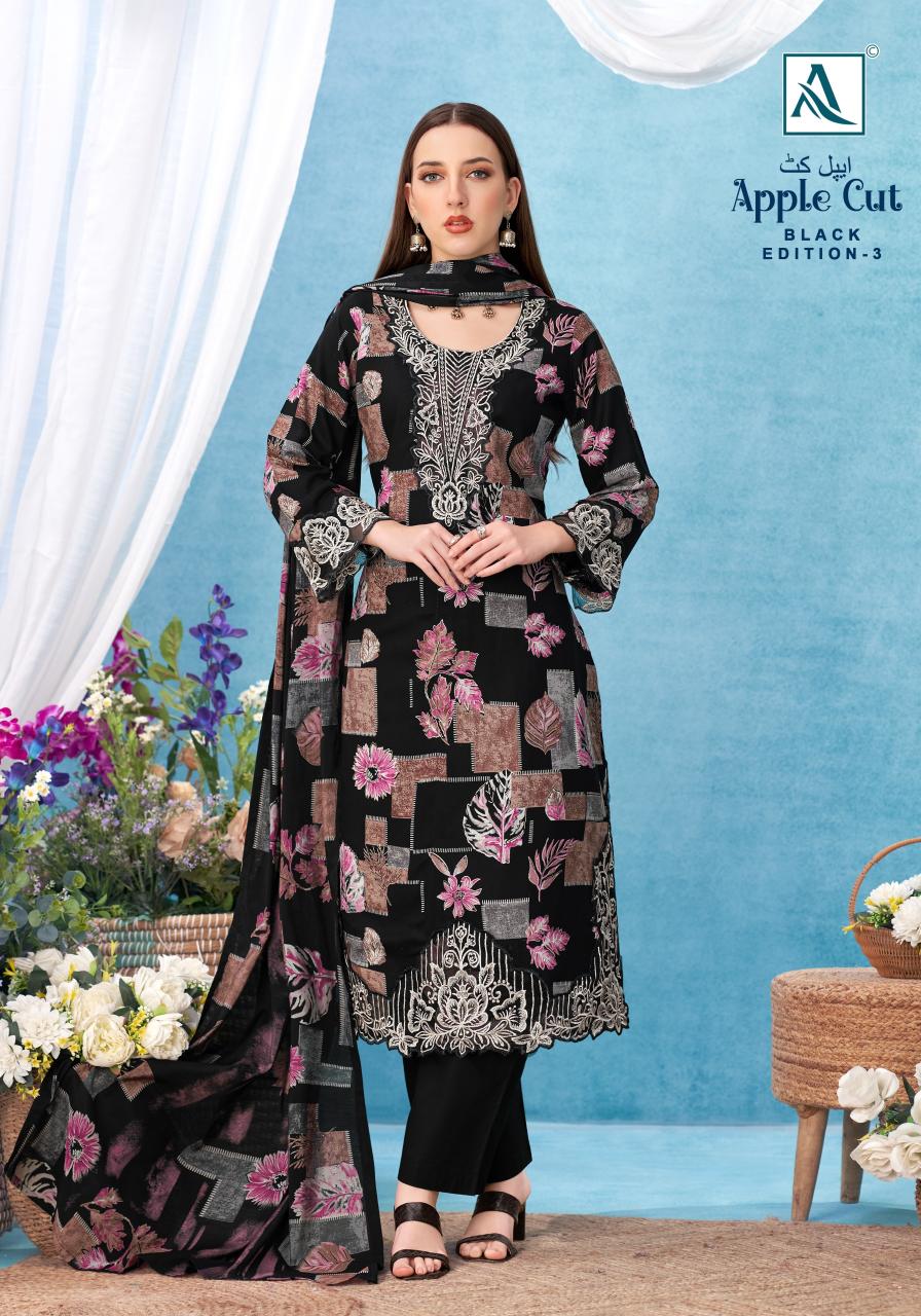 Alok Apple cut vol 3 catalog wholesaler of women dress material