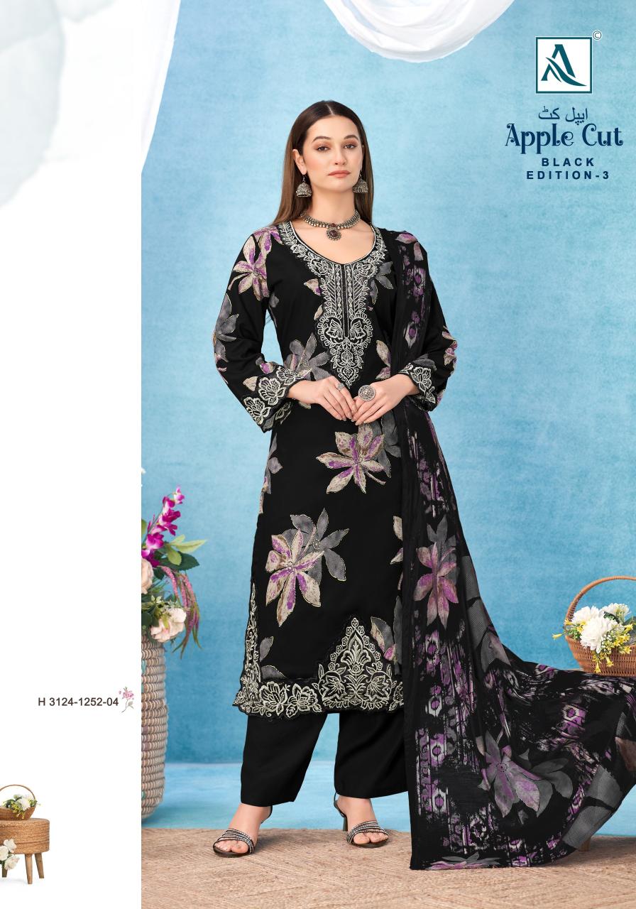 Alok Apple cut vol 3 catalog wholesaler of women dress material