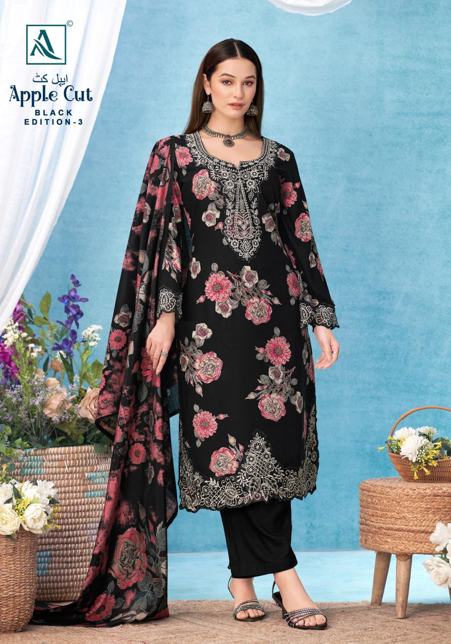 Alok Apple cut vol 3 catalog wholesaler of women dress material