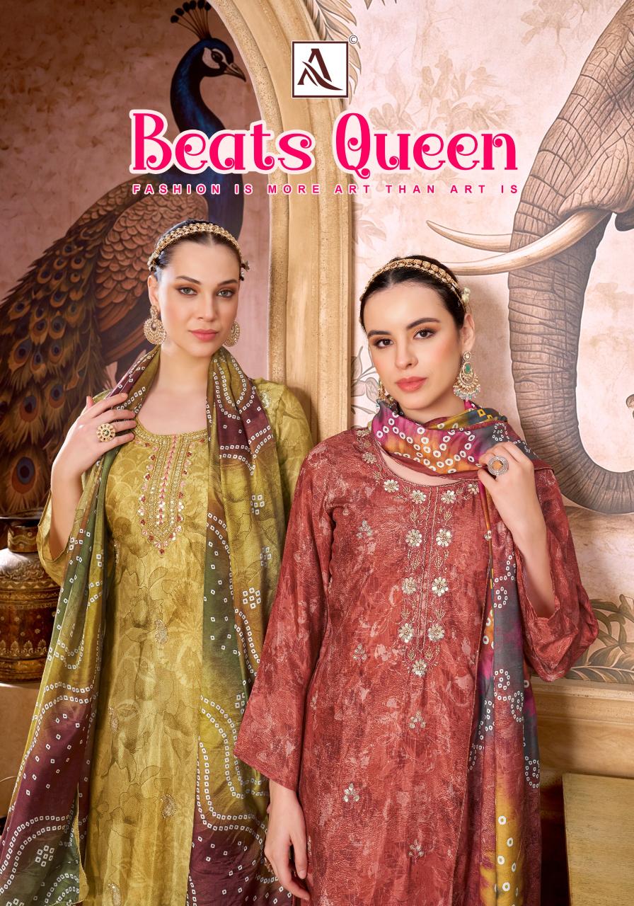 Alok Beats Queen catalog dress material wholesale in hyderabad telangana india