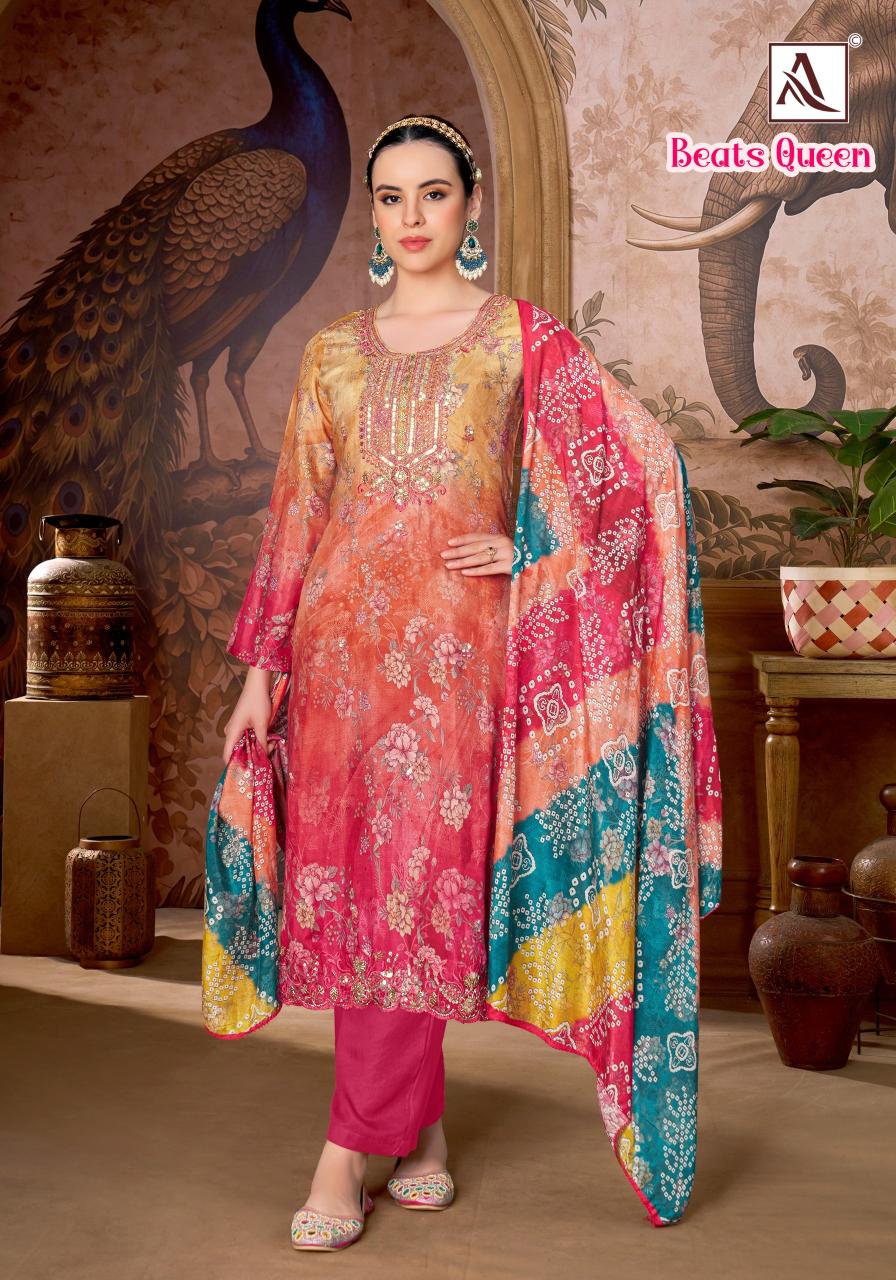 Alok Beats Queen catalog dress material wholesale in hyderabad telangana india