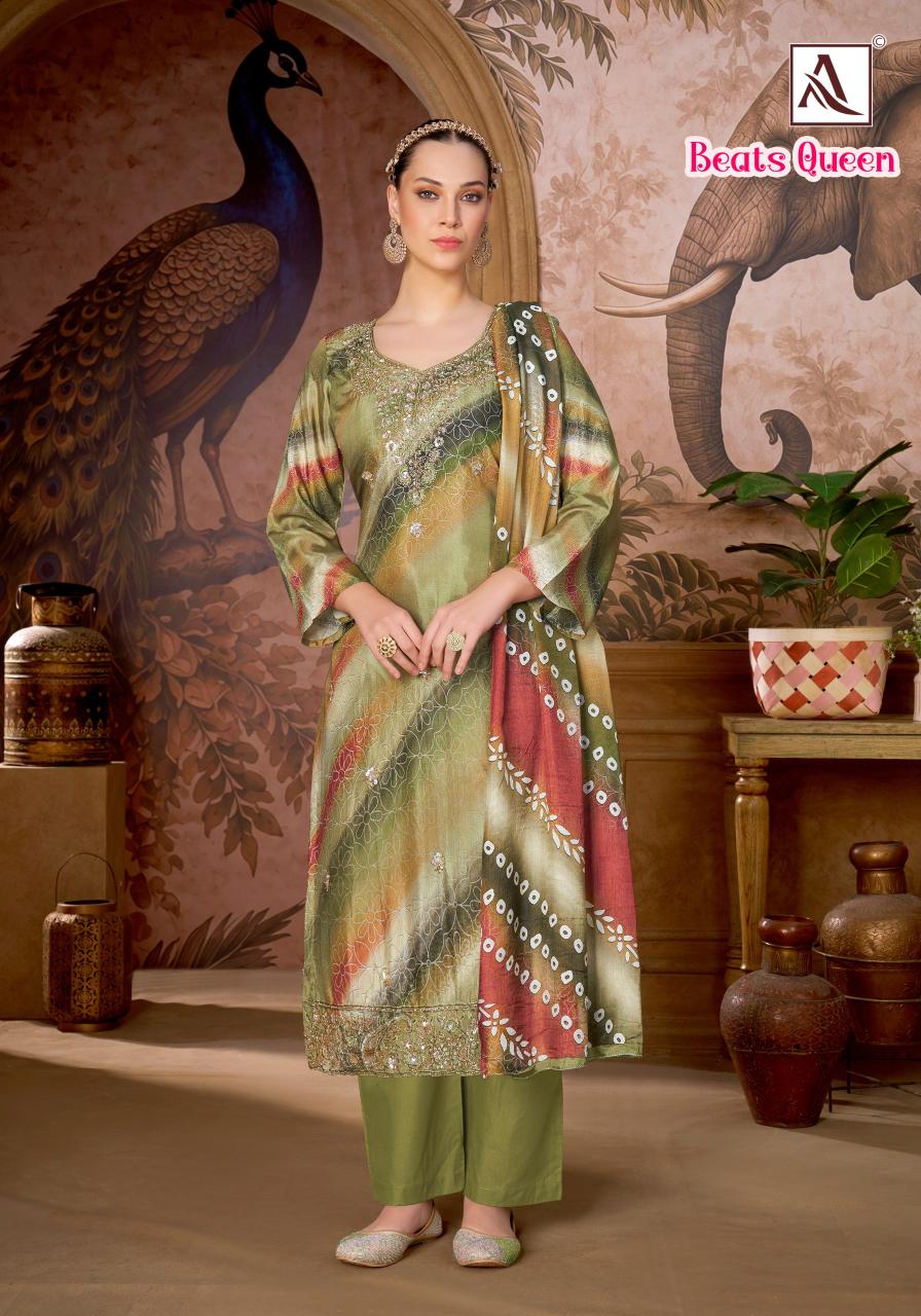 Alok Beats Queen catalog dress material wholesale in hyderabad telangana india