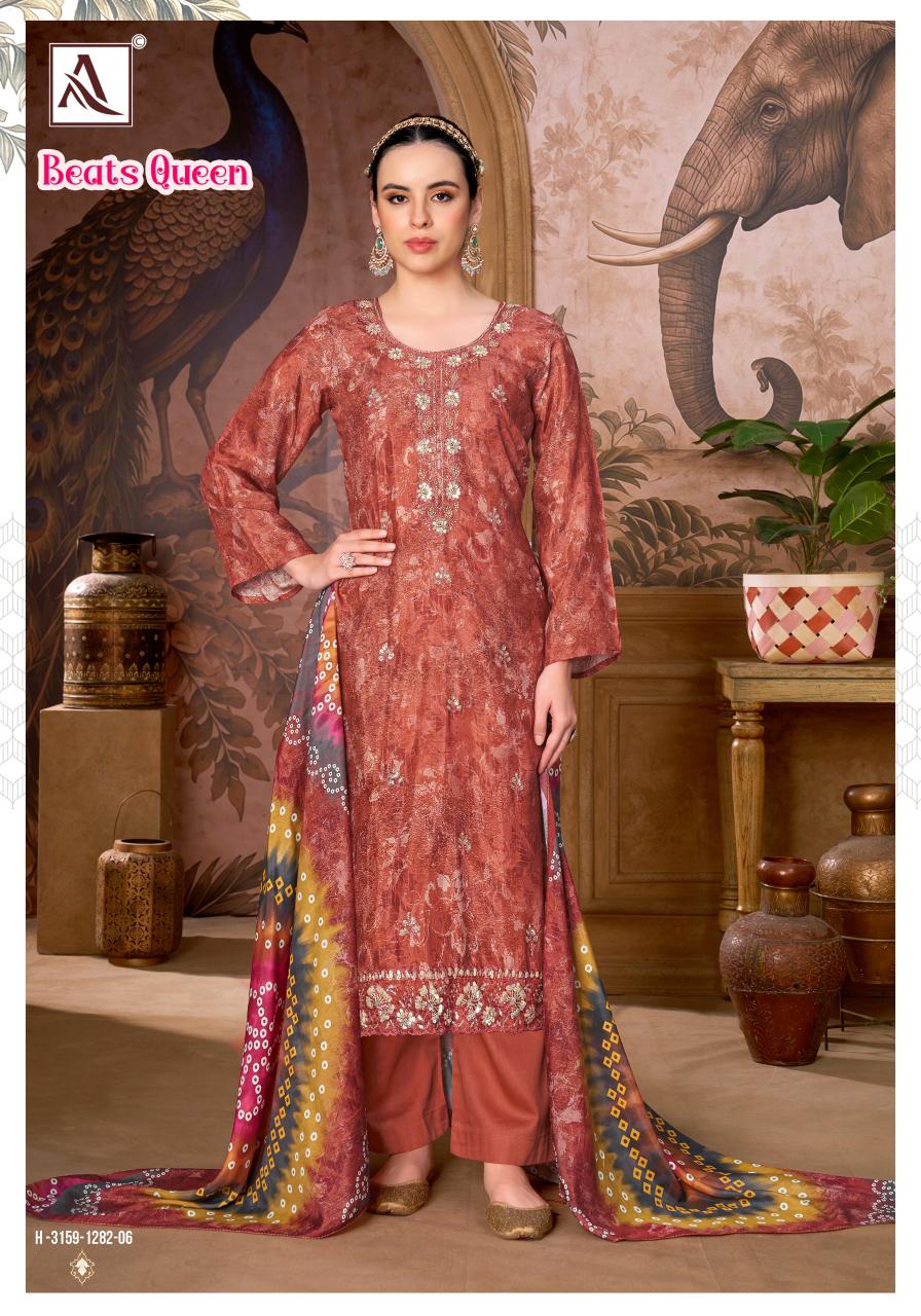 Alok Beats Queen catalog dress material wholesale in hyderabad telangana india