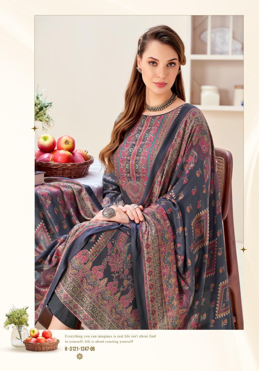 Alok Gazleen catalog fashion hub surat dress material wholesale shop surat gujarat