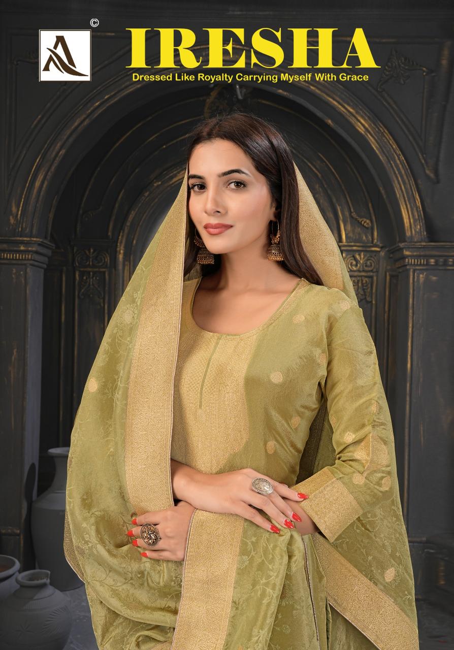 Alok Iresha catalog wholesaler of dress material in pune