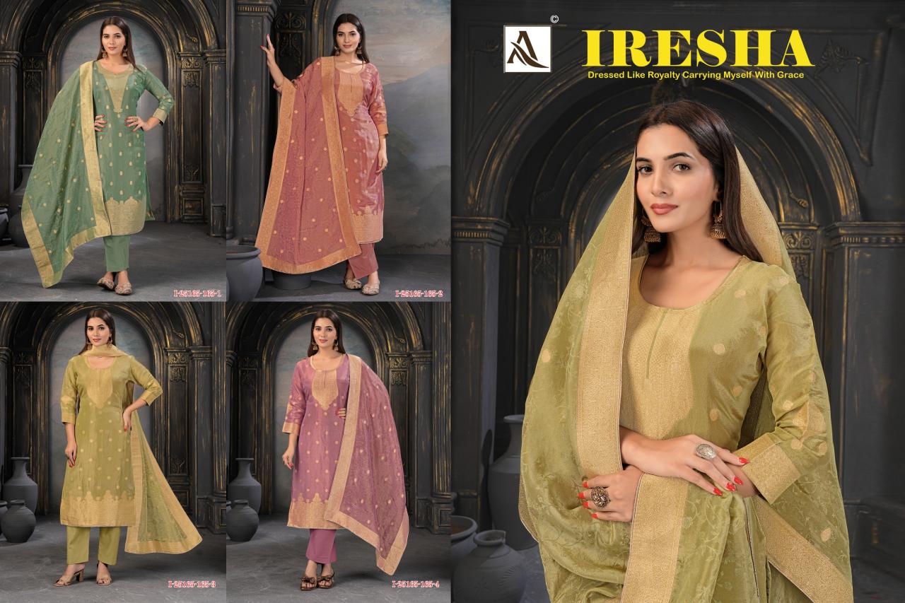 Alok Iresha catalog wholesaler of dress material in pune