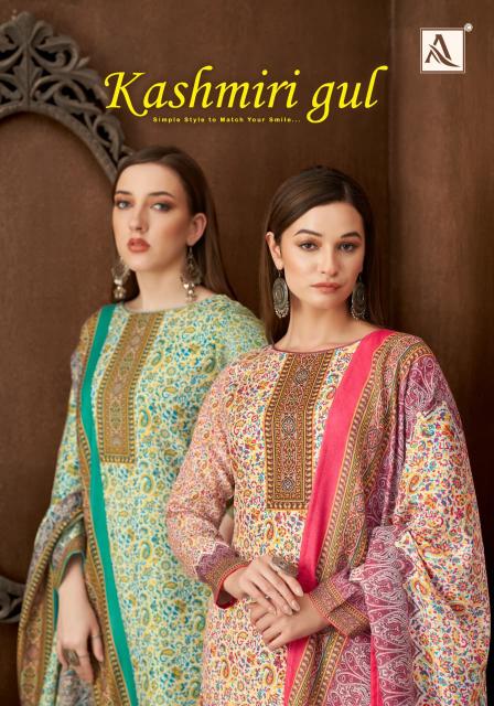 Alok Kashmiri Gul catalog wholesale market in mumbai for dress materials