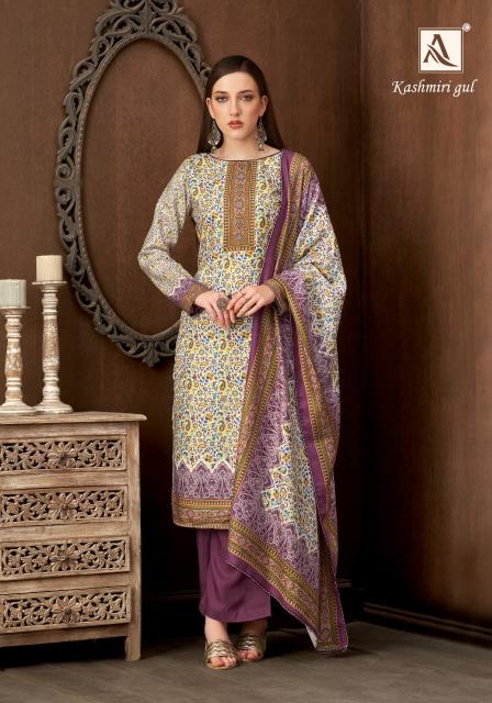 Alok Kashmiri Gul catalog wholesale market in mumbai for dress materials