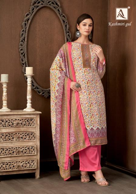 Alok Kashmiri Gul catalog wholesale market in mumbai for dress materials
