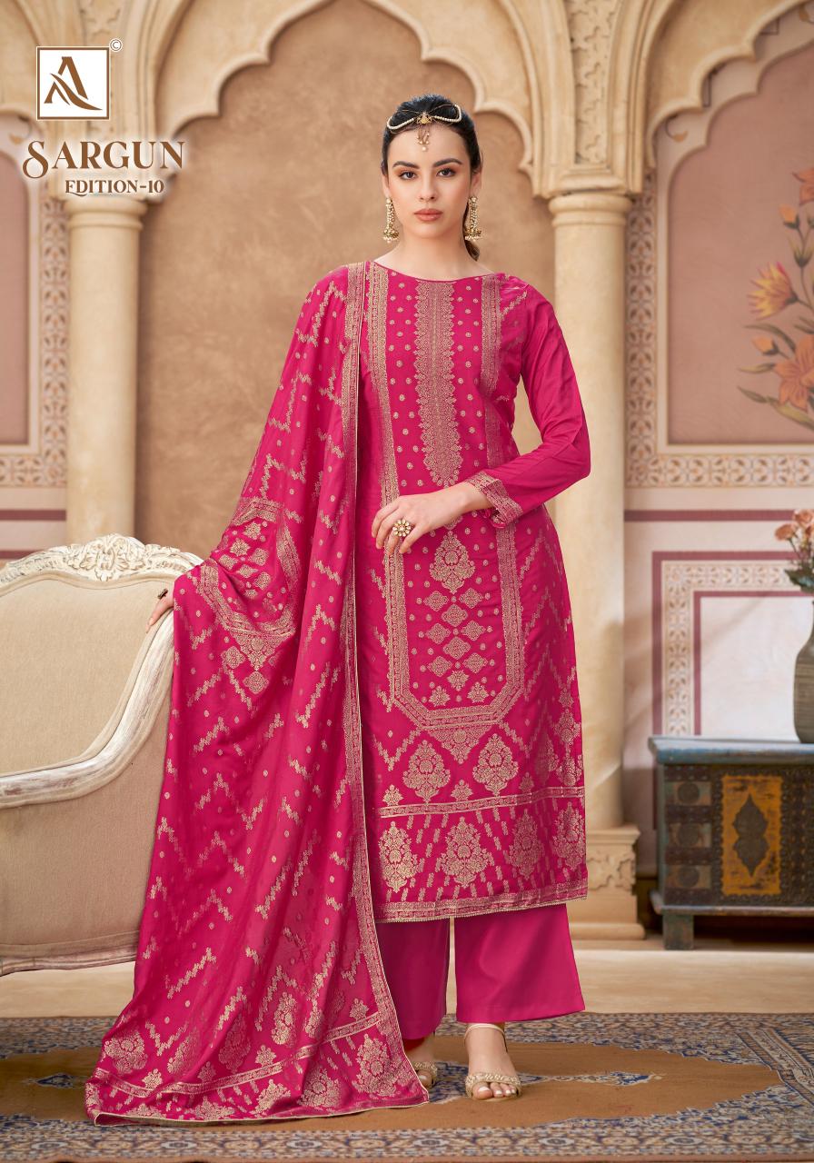 Alok Sargun vol 10 catalog surat textile dress material wholesale market