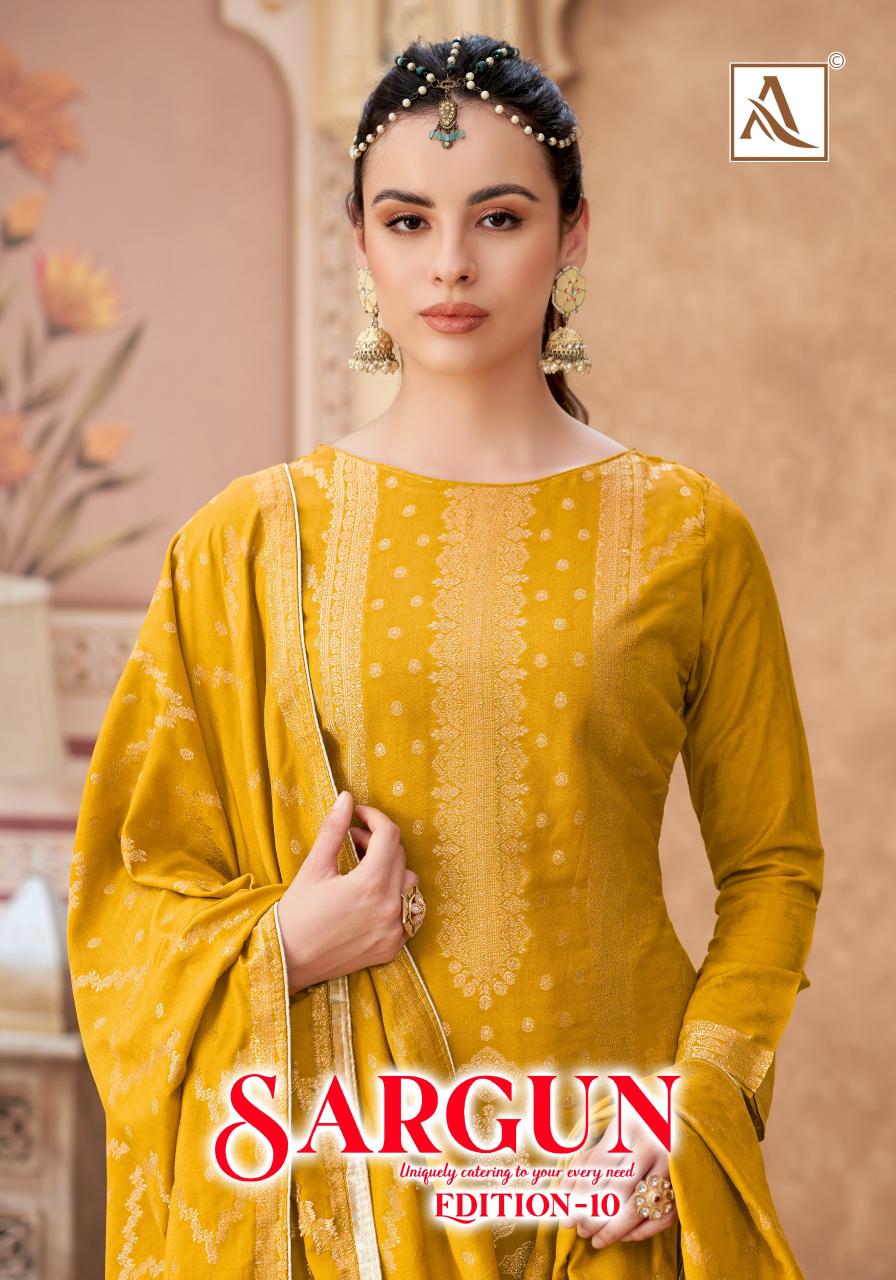 Alok Sargun vol 10 catalog surat textile dress material wholesale market
