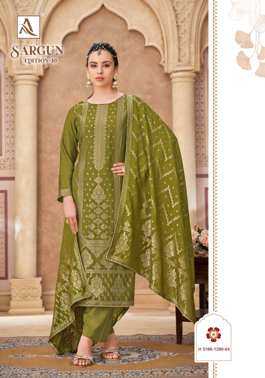 Alok Sargun vol 10 catalog surat textile dress material wholesale market