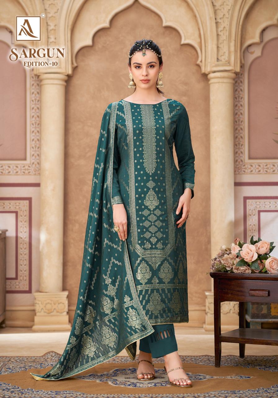 Alok Sargun vol 10 catalog surat textile dress material wholesale market