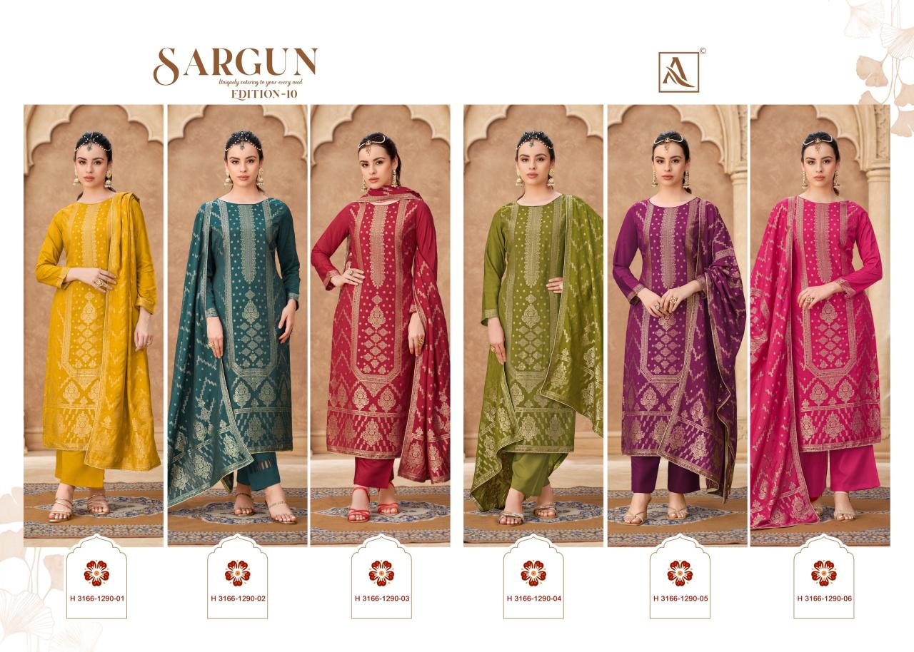 Alok Sargun vol 10 catalog surat textile dress material wholesale market