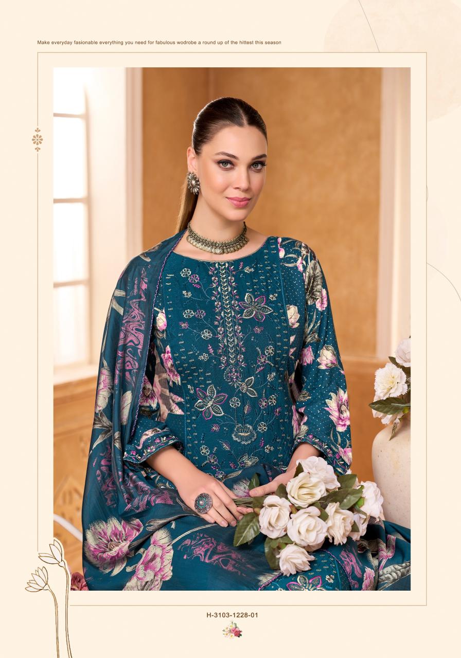 Alok Suits Sakina Vol 8 catalog wholesale synthetic dress materials with price