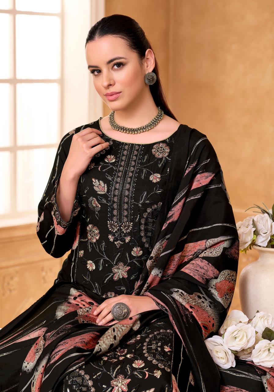 Alok Suits Sakina Vol 8 catalog wholesale synthetic dress materials with price