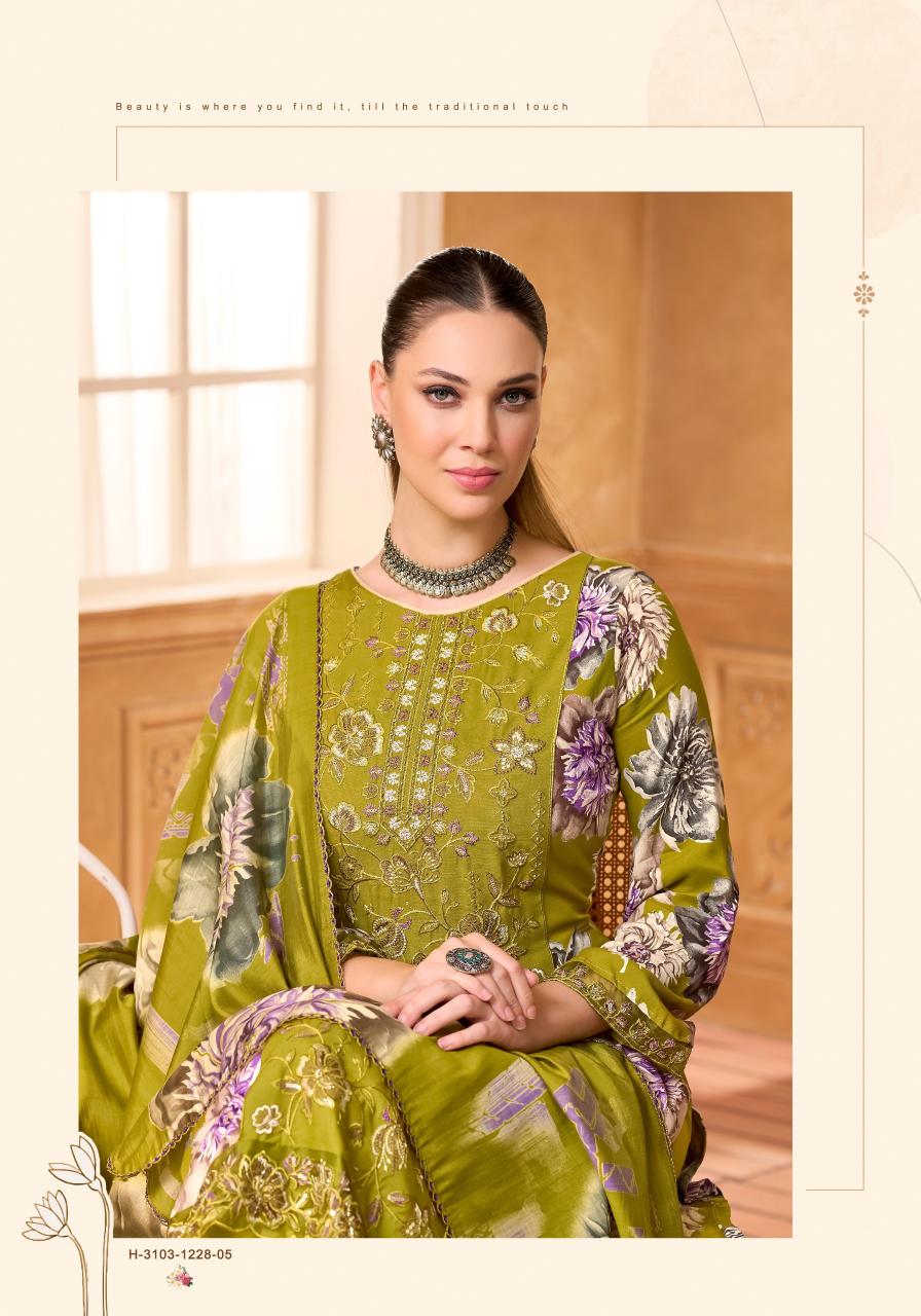 Alok Suits Sakina Vol 8 catalog wholesale synthetic dress materials with price