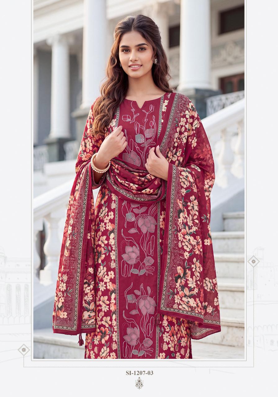 Alok Veloura Catalog wholesale partywear unstitched dress material