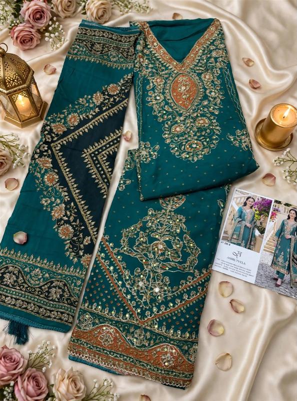 Amrutvela AT259 catalog pakistani suits for women wholesale
