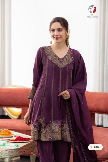 Anju Fabrics 41045 catalog kurti wholesale app list