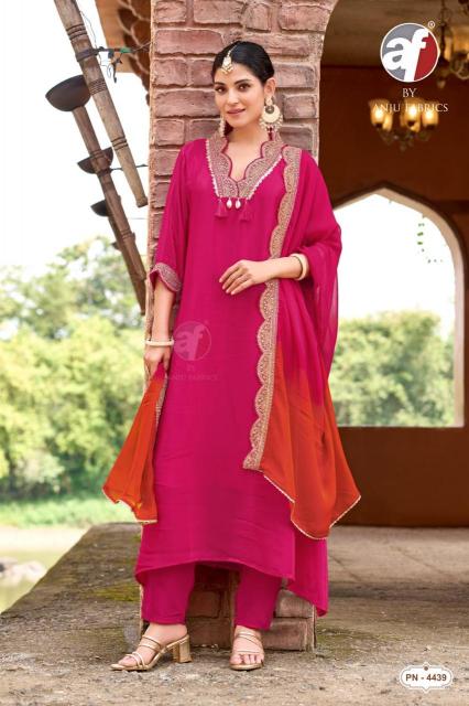 Anju Fabrics 4440 catalog udghatan kurti wholesale