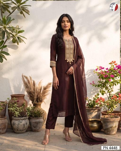 Anju Fabrics 4448 catalog kurti wholesale bazar in agra
