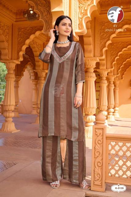 Anju Fabrics 5139 catalog modest co ord sets women