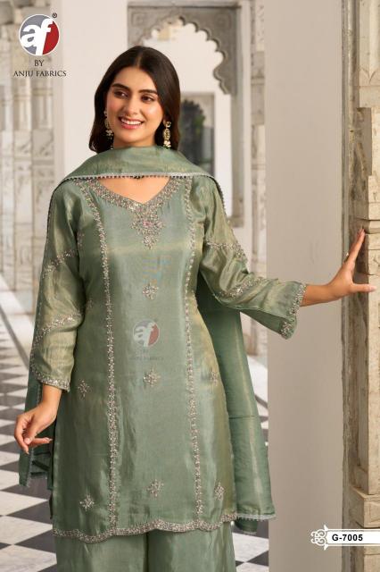 Anju Fabrics 7073 catalog best wholesale kurtis in surat