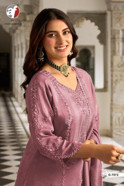 Anju Fabrics 7073 catalog best wholesale kurtis in surat