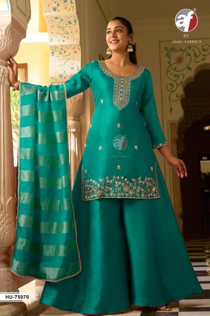 Anju Fabrics 75072 catalog best kurti wholesaler in kolkata