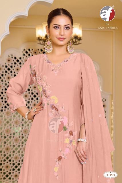 Anju Fabrics 8472 catalog kurti wholesaler in rajkot