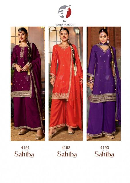 Anju Fabrics Sahiba Vol 7 catalog wholesale kurti market ahmedabad