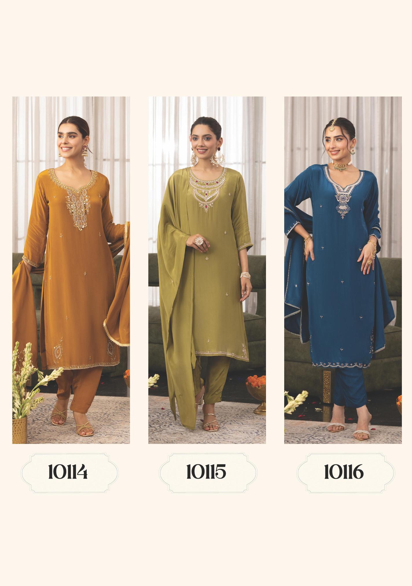 Anju Fabrics Saj Dhaj catalog kurti wholesale bazar