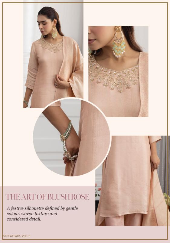 Anju Fabrics Silk Affair vol 6 catalog party wear kurtis wholesaler in delhi ncr
