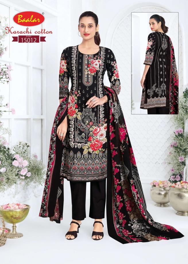 Baalar Karachi vol 15 – Dress Material Wholesale Catalog
